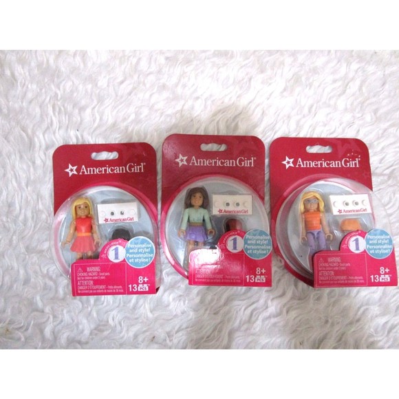 American Girl Other - American Girl Mega Bloks Series 1 Figures LOT OF 3 RARE - See pictures